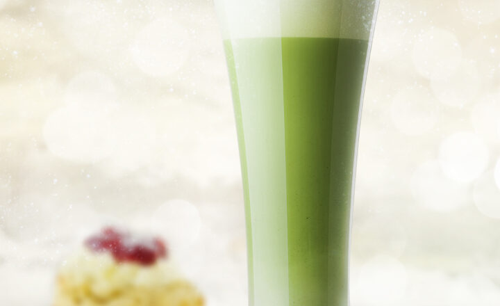 Recept na matcha latte