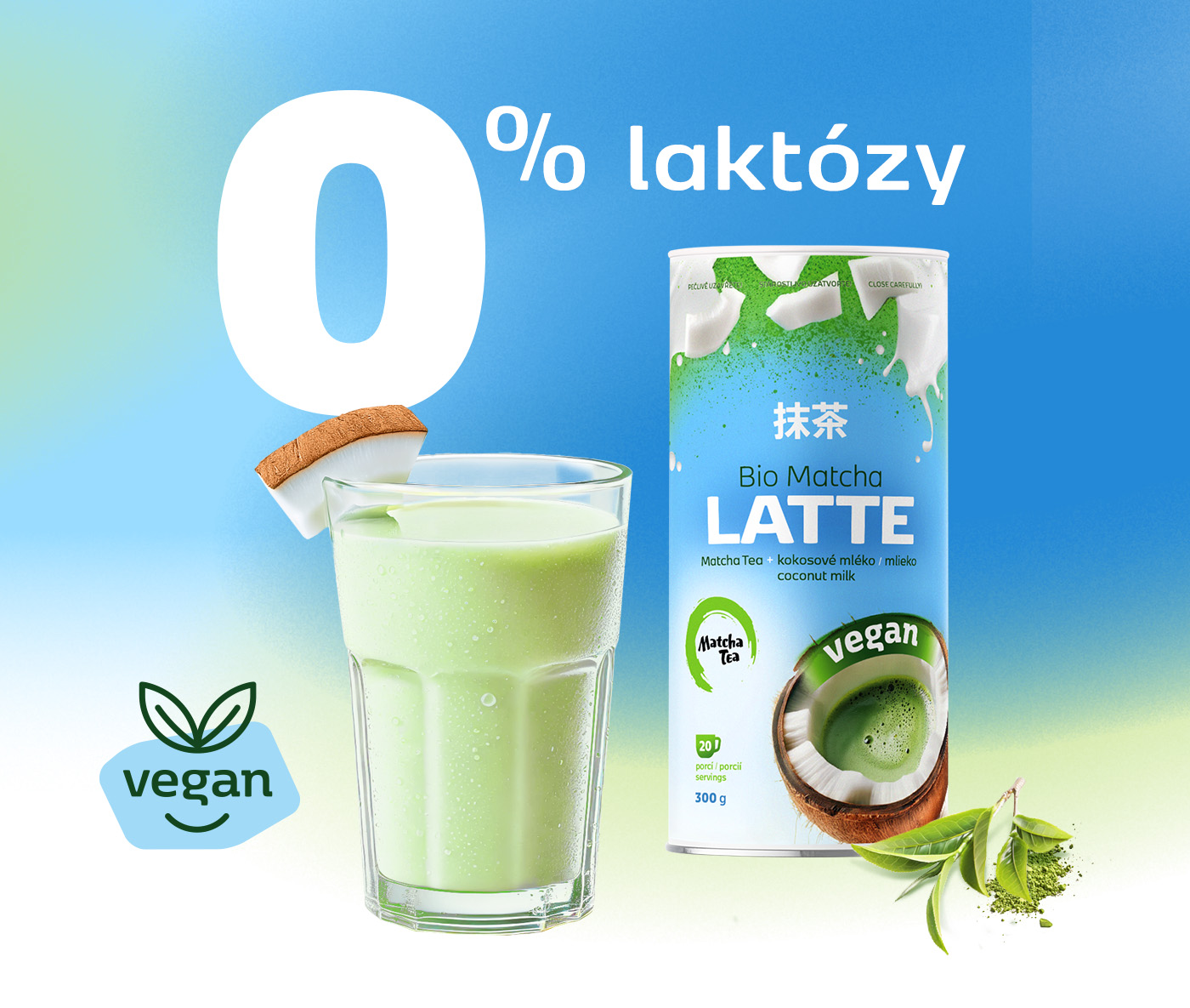 Bio Matcha Tea vegan latte 300 g - Matcha Tea