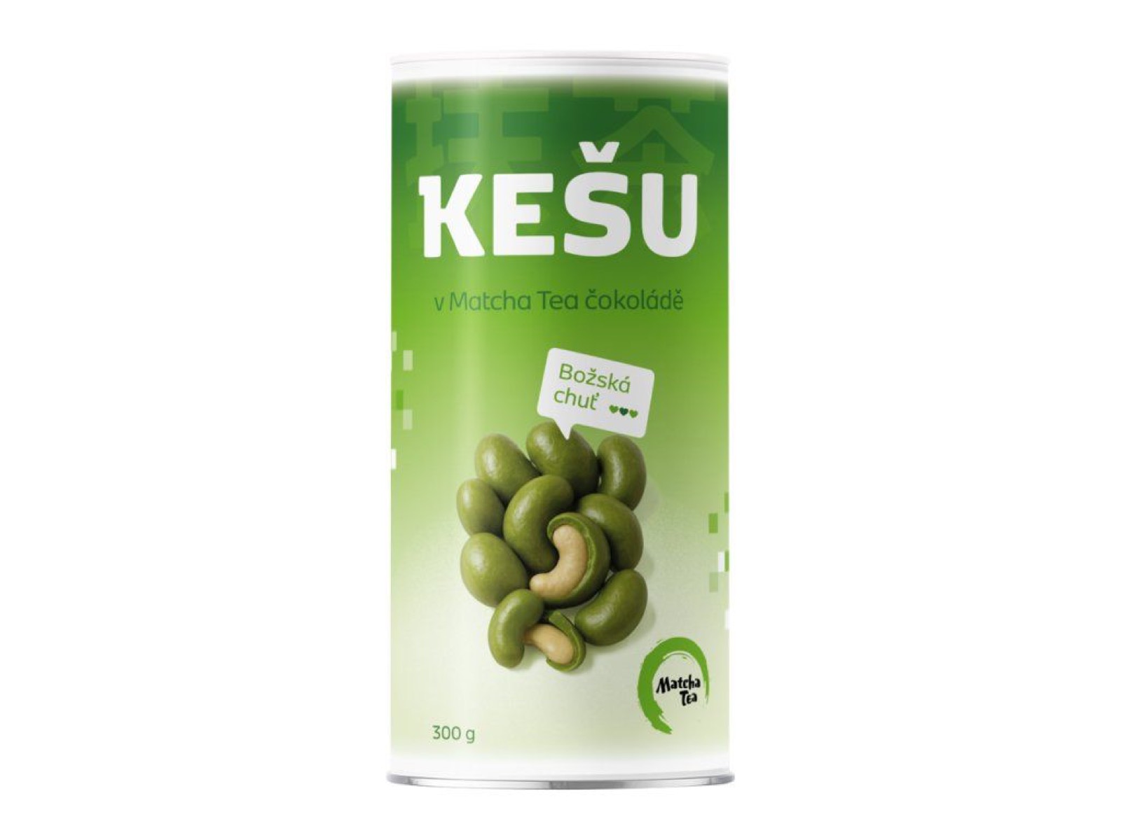 300 g Kešu v Matcha Tea čokoládě