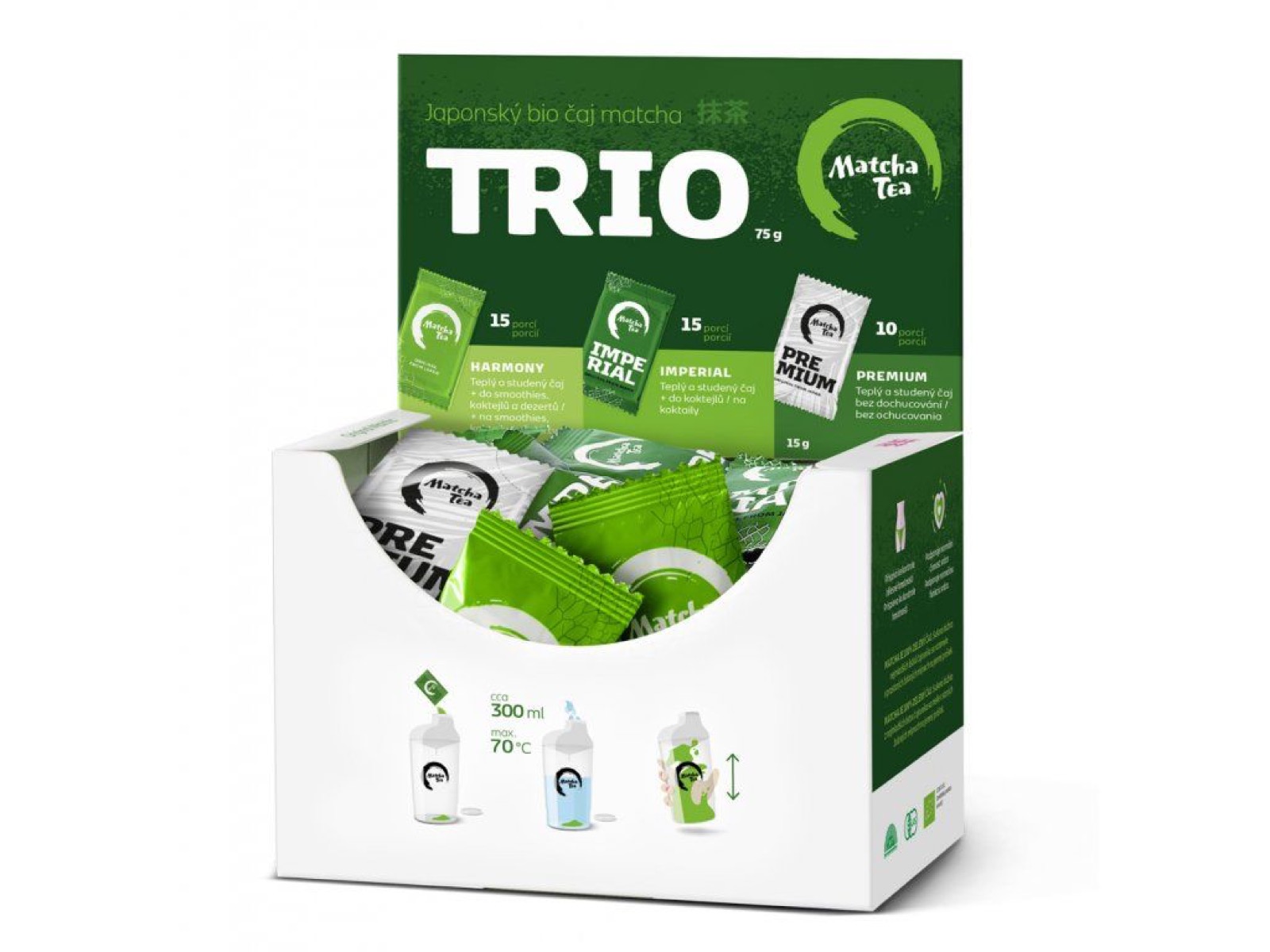 Bio Matcha Tea Trio 75 g